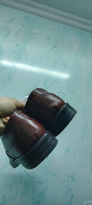 Туфли броуги коричневые