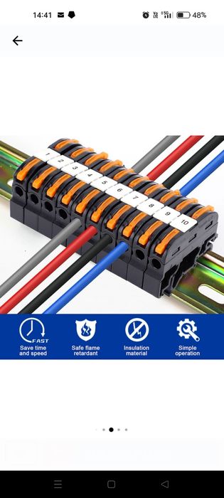 Set conectori cabluri electrice 20 piese