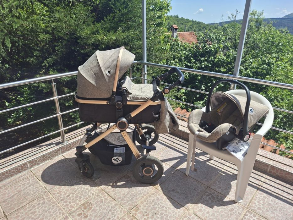 Продавам комбинирана бебешка количка Лорели Алекса Lorelli Alexa set 3 в 1