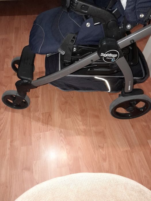 Бебешка количка Peg Perego 2в1 – лятна + ЧИСТО НОВ зимен кош, запазена