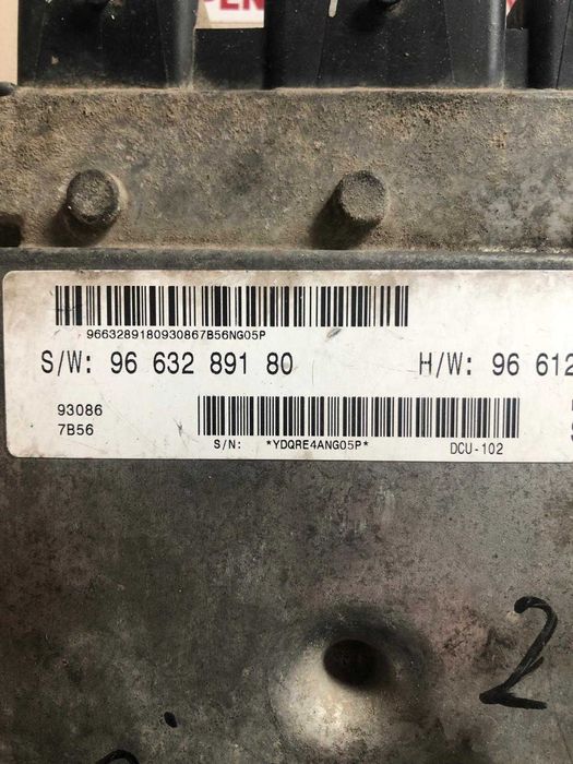 ECU Calculator motor Peugeot Boxer 2.2HDI 9663289180