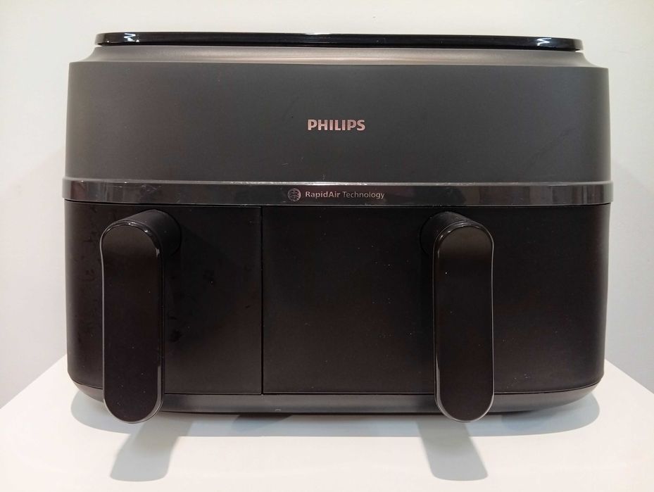 Фритюрник с горещ въздух Philips Airfryer Dual Basket 3000 Series с две отделни кошници и общ капацитет 9L.