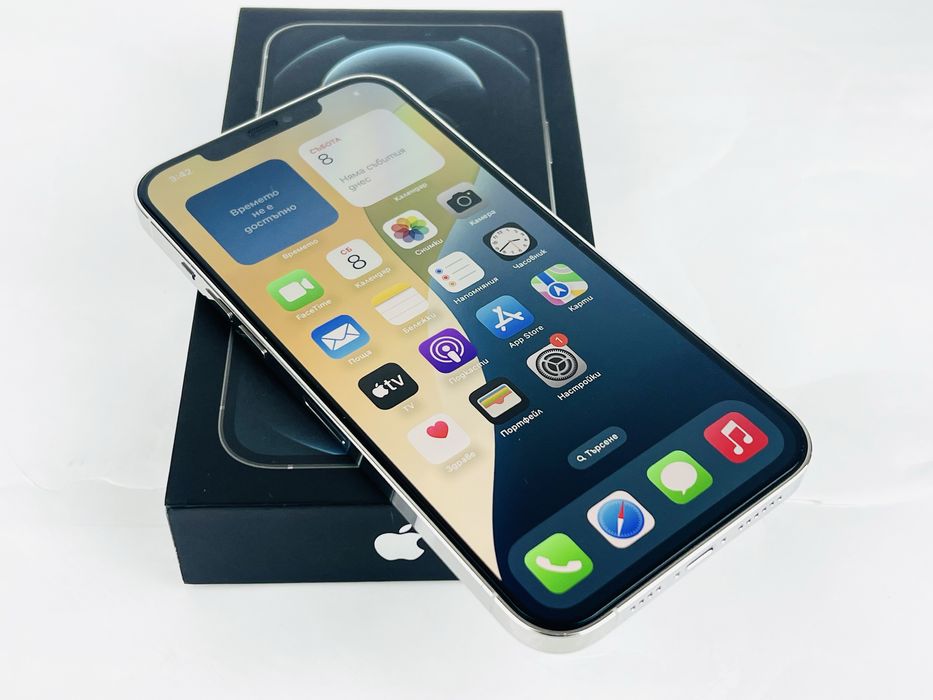 Apple iPhone 12 Pro Max 256GB Silver Отличен! Гаранция!