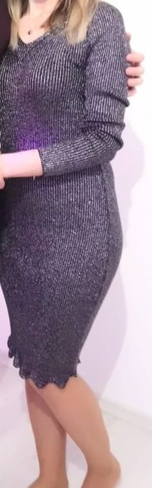 Rochie eleganta tip pulovar