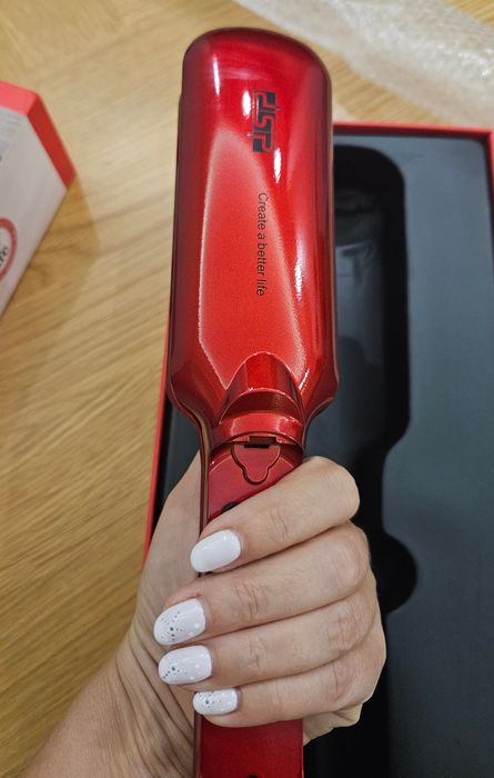 Преса за коса Professional DSP, Титаниева плоча, С пара, 150-230 Целзий