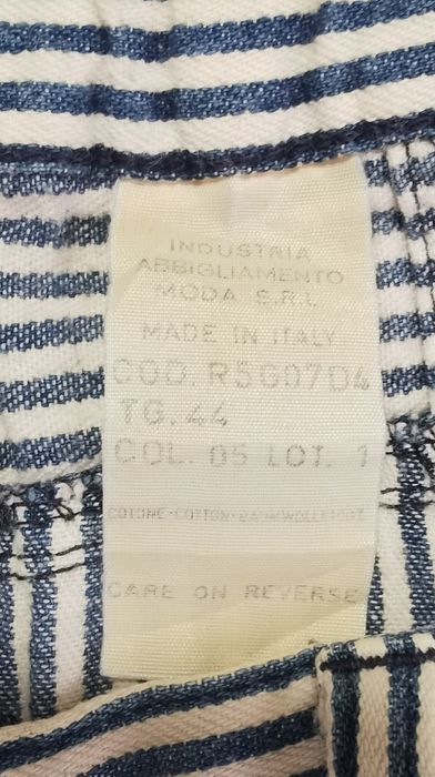 Armani Jeans Vintage Made in Italy – Fustă Denim Dungată S