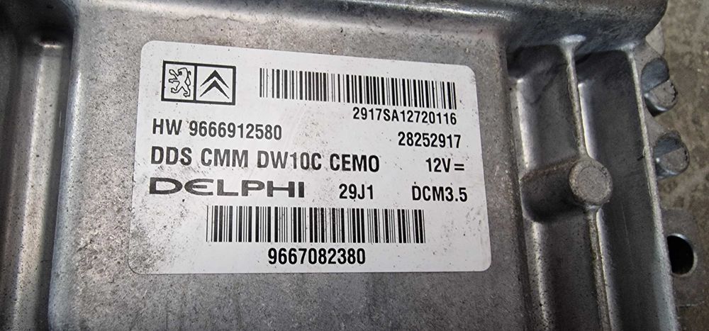 Calculator Peugeot 508 2.0 hdi cod 9666912580