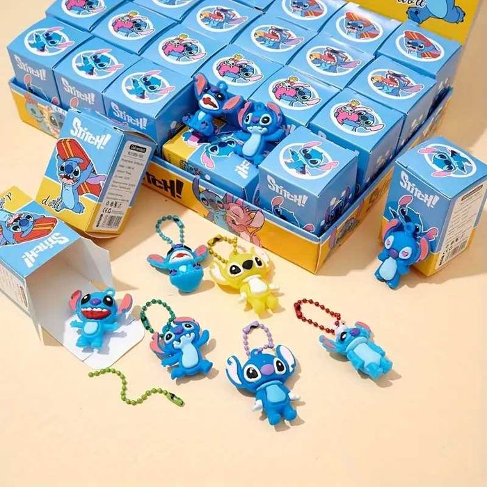 Ключодържател 24бр Дисни Стич Марвел подаръци за деца за рожден ден