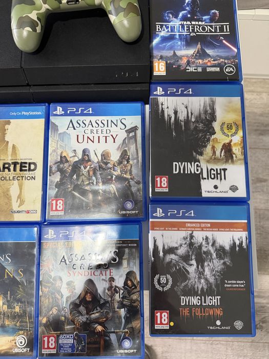 playstation 4  cu 13 jocuri