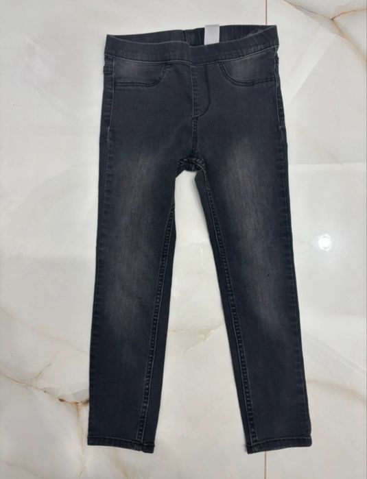 Lot colanti denim subtire 116 H&M si Mango