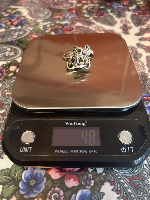 Продам серебренную цепочку 48гр