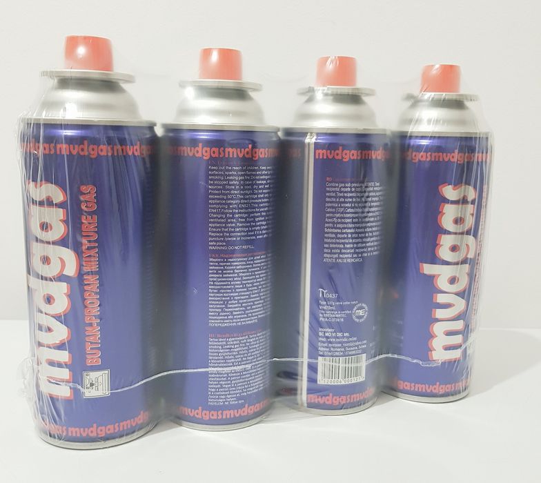 Set 4 x rezerve gaz butan 227 grame pentru arzator Mvdgas