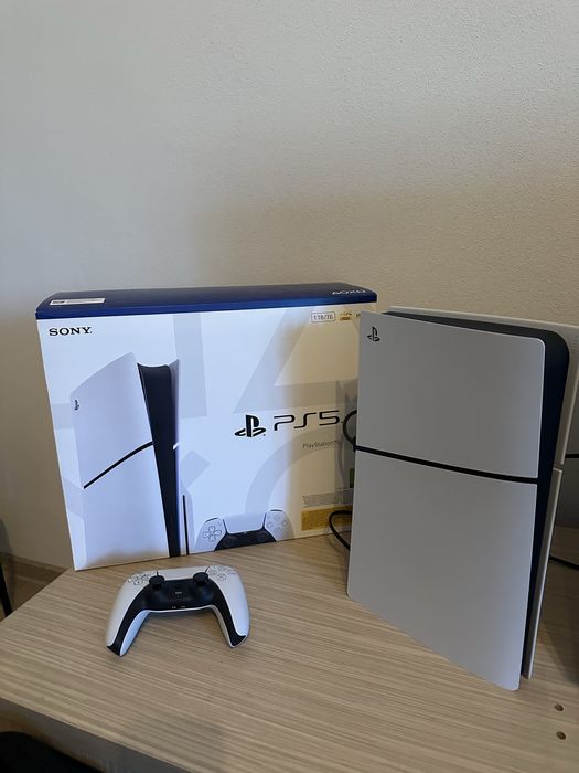 PS5 E-Chassis, Slim, DISC Edition, 1TB, Alb