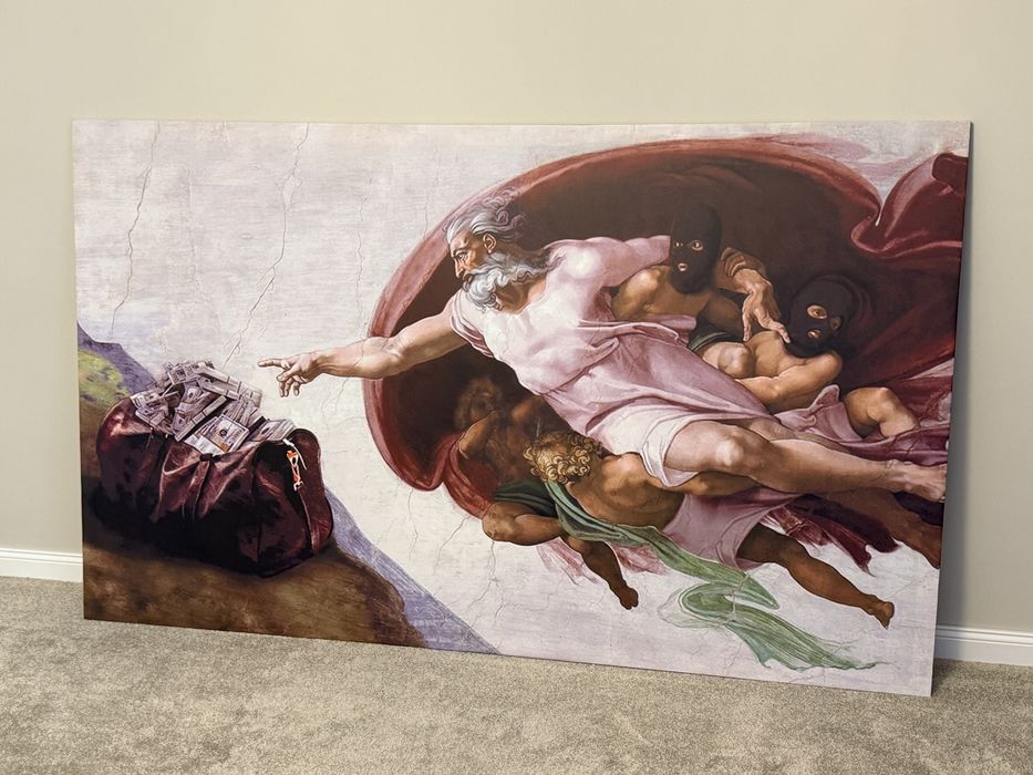 Tablouri canvas WOW, GOD money / MARIO money / MOISE / DAVID / VENUS