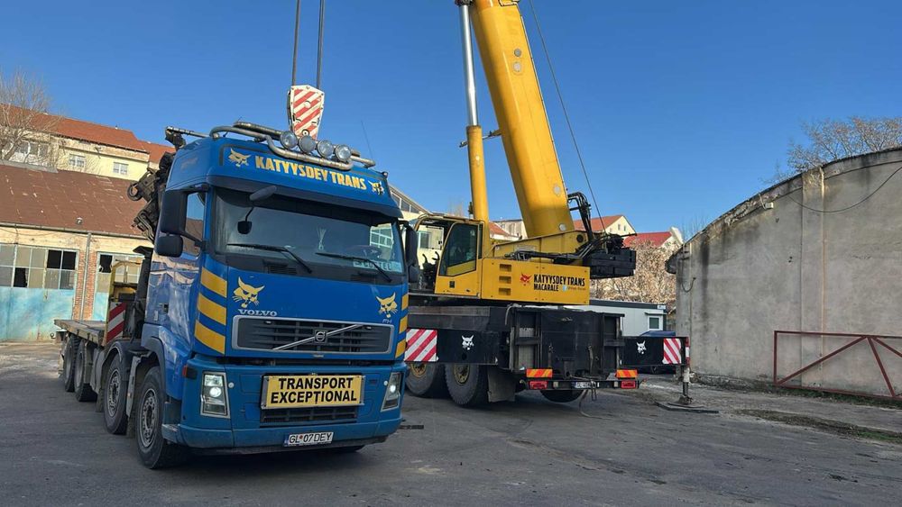 Închirieri Macarale Galați | HIAB & Automacara 40 tone cu operator