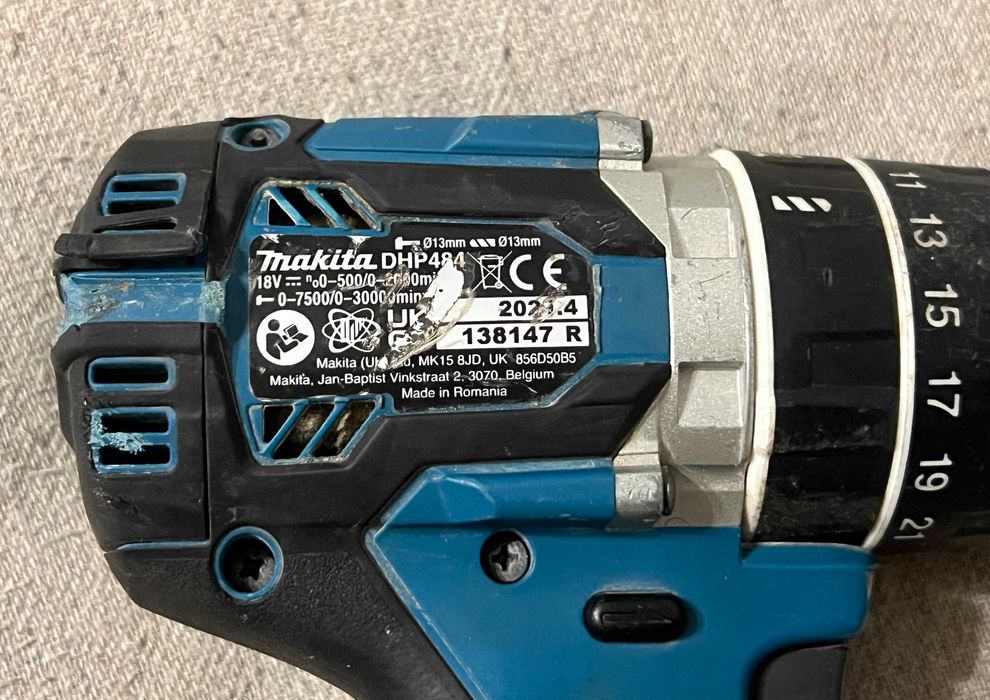 Makita DHP484 18V LXT, masina gaurit percutie, corp, functionala