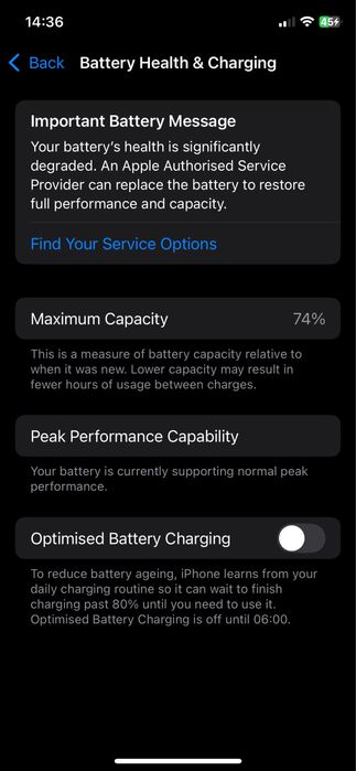 Iphone xs xolati tiniq