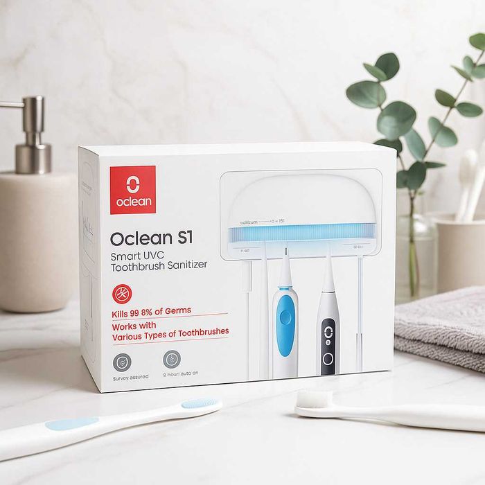 Стерилизатор за четки за зъби Oclean S1, c UVC-LED-ГАРАНЦИЯ