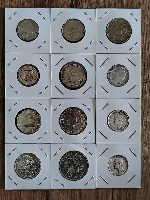 Монеты серебрянные,разных стран.