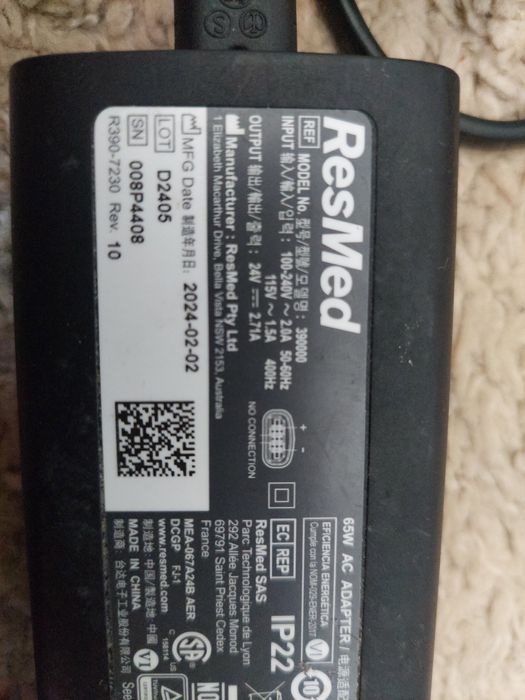 Alimentator,incarcator original pentru aparat resmed