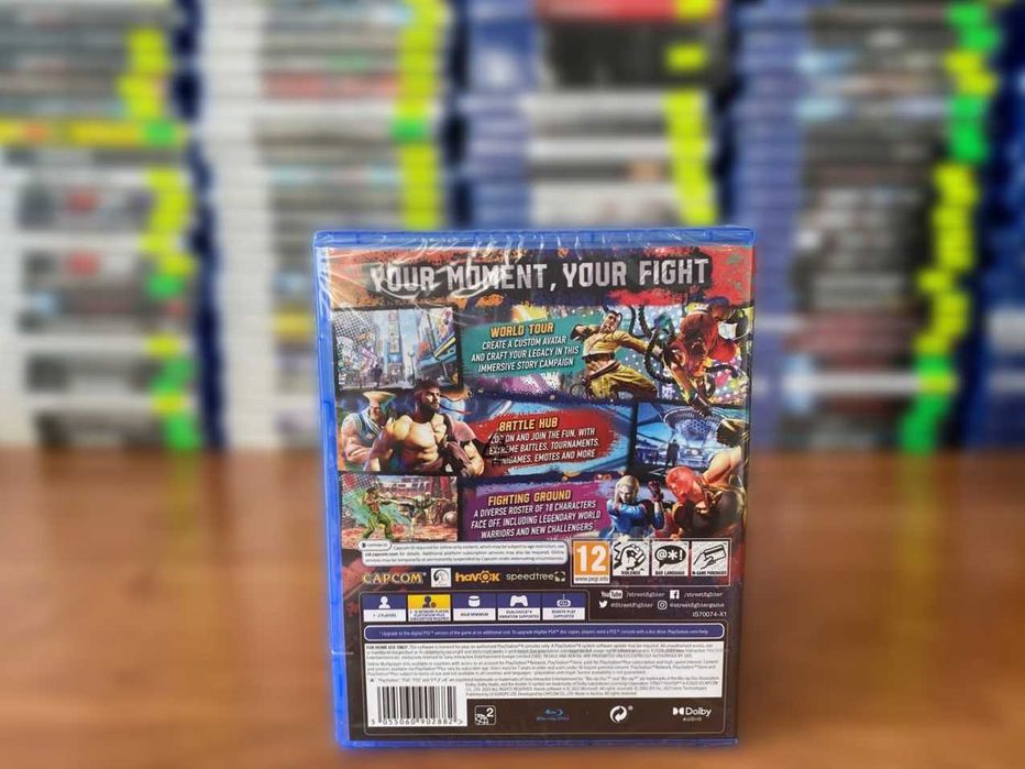 Новый Street Fighter 6 PS4/PS5 Большой Выбор Дисков