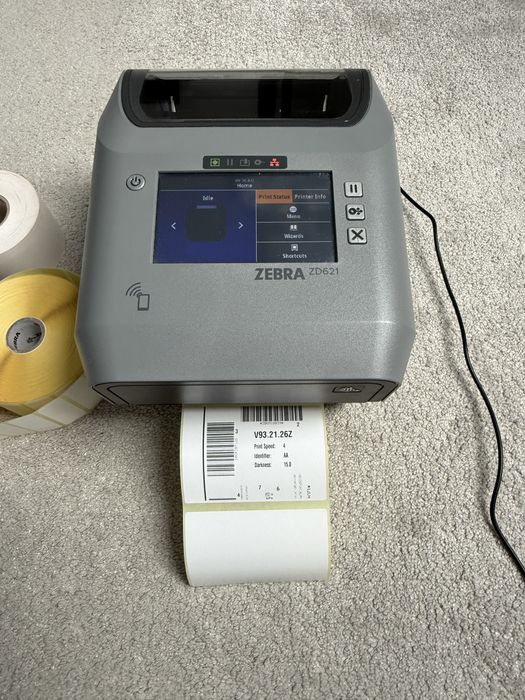 Imprimanta Zebra Thermal Transfer Printer (74/300M) ZD621