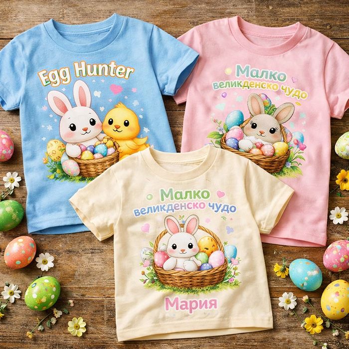 Великденски комплекти за деца и бебета – персонализирани подаръци 2026