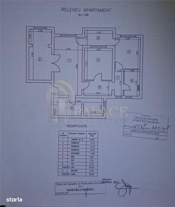Apartament 4 camere Copou, parcul EXPO, cu parcare si boxa.