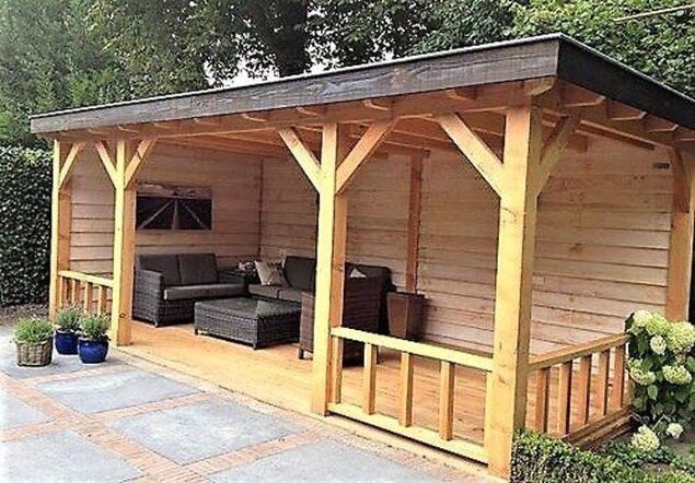 Foisoare terase moderne si clasice din lemn