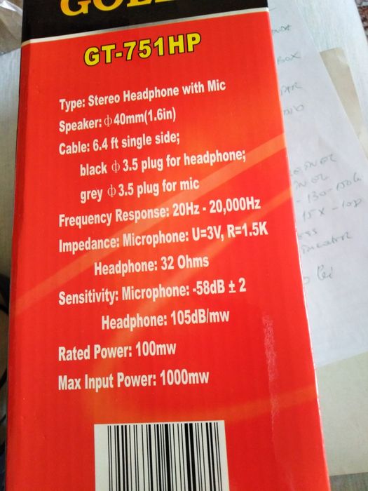 Căști goldy gt 751 hi_fi