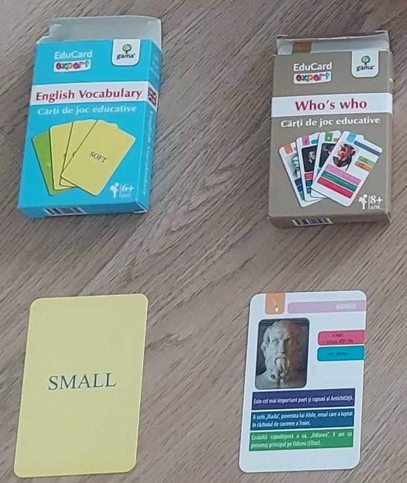 5 Cartonase educative, ca noi, pret 39 lei toate