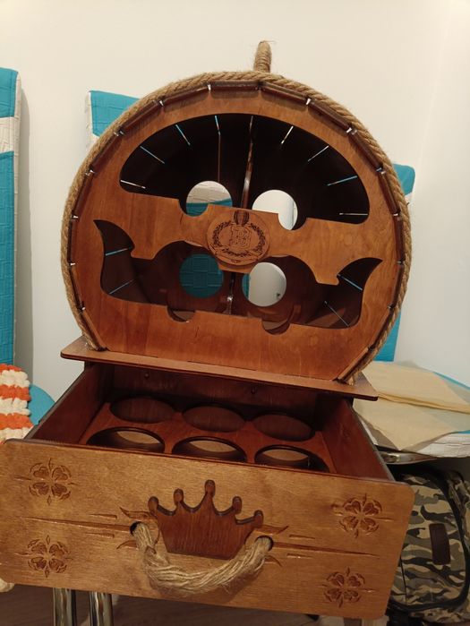 Бар бочка для напитков из дерева