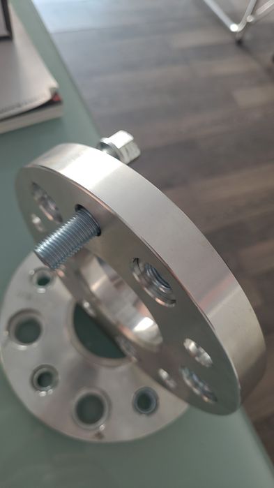 2 Distantieri Bmw grosime 25 mm 5x120 dubla prindere filet 12x1.5