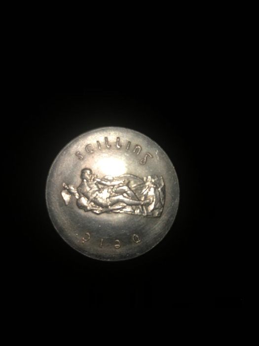 10 Shilling 1966 moneda de argint