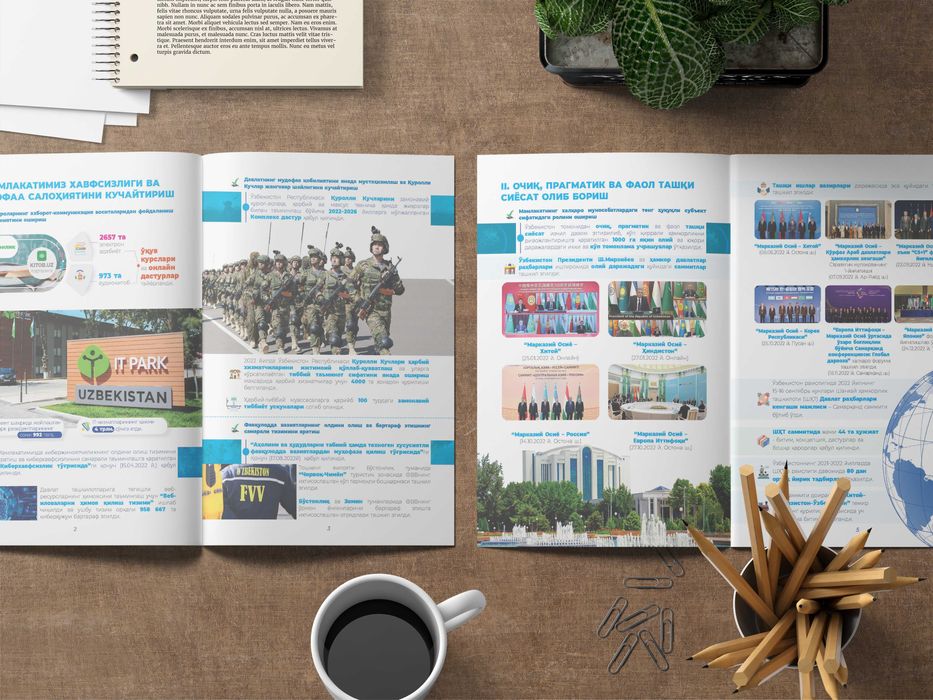 Аналитическая инфографика и профессиональный дизайн журналов и книг