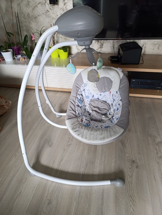 Leagăn, balansoar electric Woodsy Grey, Wunderkid