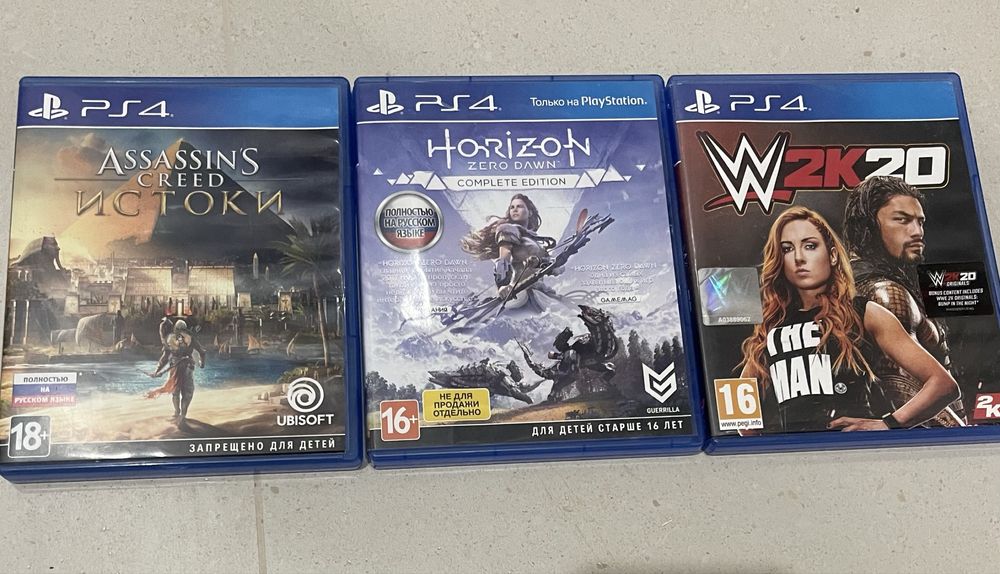 продаю диски от playstation 4