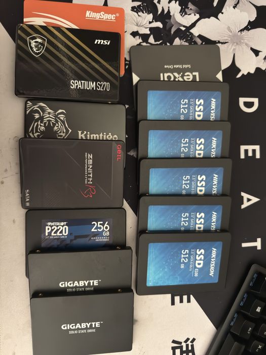 SSD диски 512gb, 256gb, 240gb