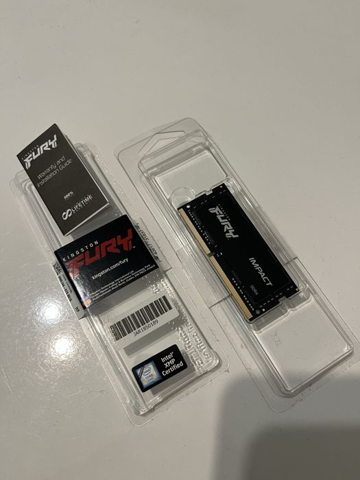 Памет 32GB DDR4 3200MT/s, SO-DIMM, Kingston HyperX FURY Impact (KF432S20IB/32), 1.2V
