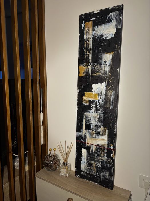 WHY – triptic abstract acrilic pe pânză