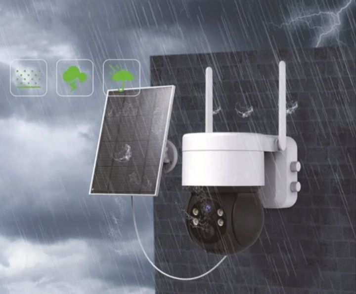 12 МРХ ICsee Соларна камера камера с соларен панел охранителна камера