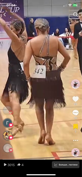 Платье для латины