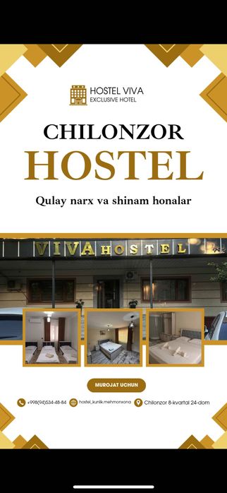 Hostel/Mexmonhona/kunlik kvartira/без закс/bez zaks /гостиница/отель