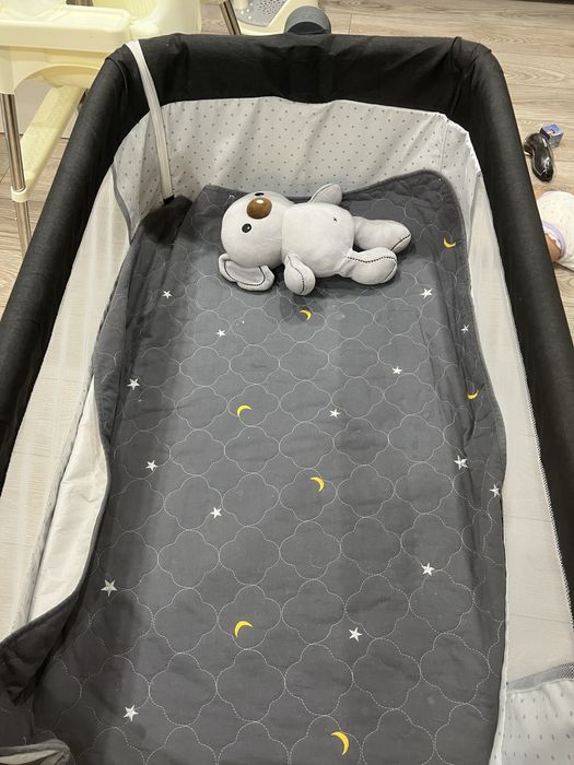 Детская приставная кроватка