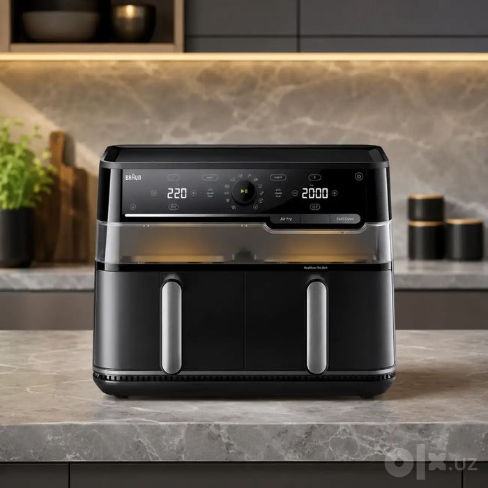 Аэрогриль Braun TwinCook 5 TD5053IBK, 10 л, 2800 Вт