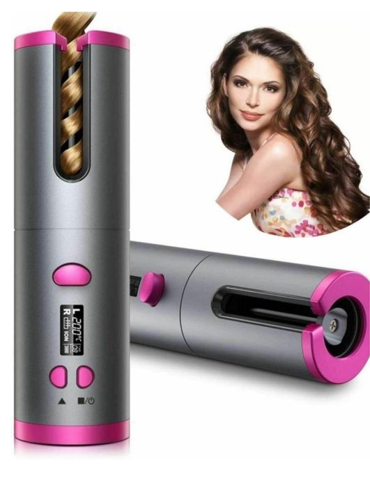 Безжична автоматично въртяща се маша за вълнообразни къдрици