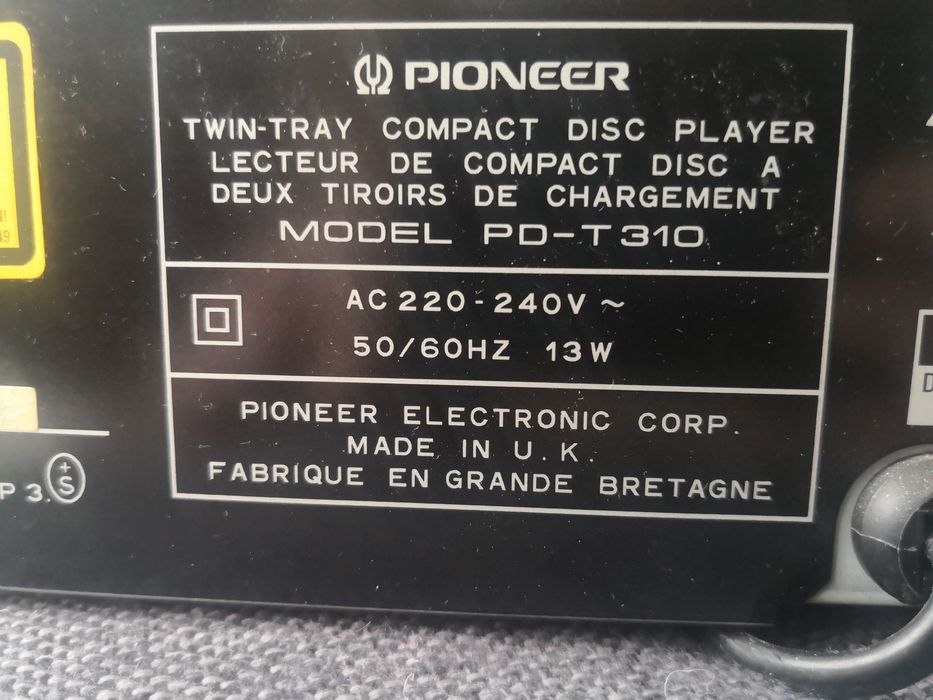 Pioneer PD-T310  twin- tray compact disc play