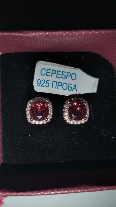 Серьги пусеты СЕРЕБРО, 925 проба