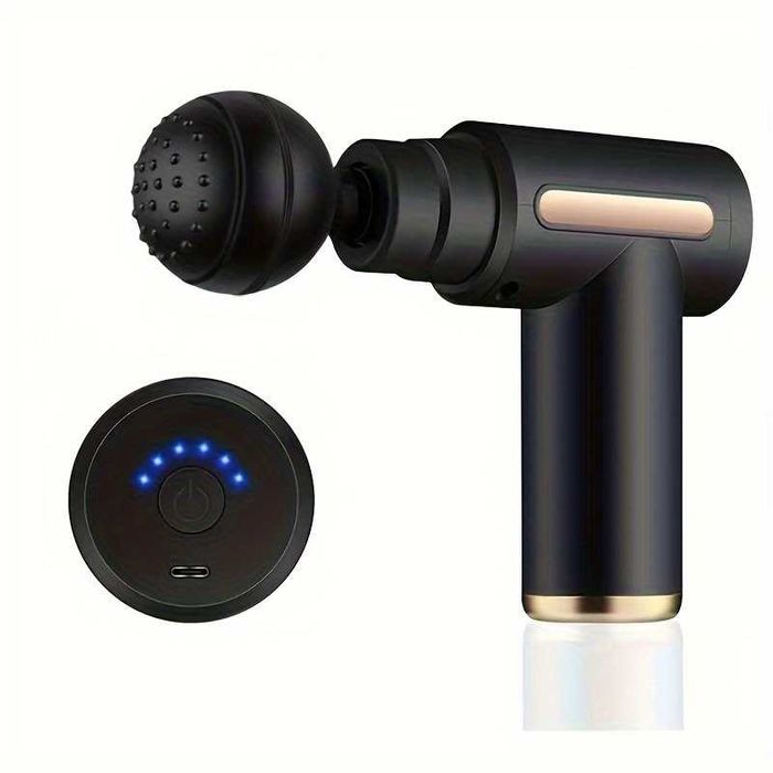 Масажор-пистолет за мускулна маса с четири поставки