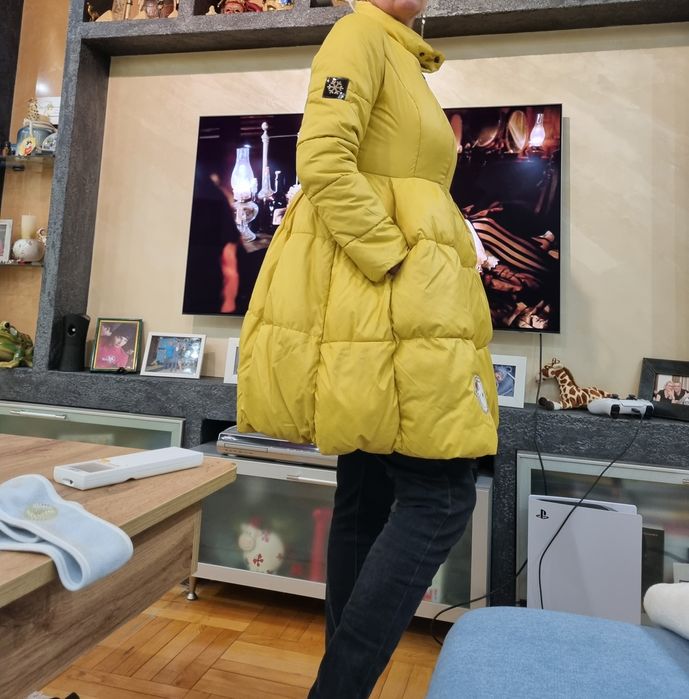 Яке,жълто, гъши пух